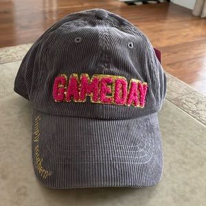 Simply Southern corduroy Gameday hat BRAND NEW WITH TAGS!